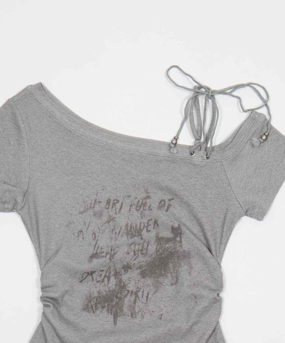 グラフィックワンショルT