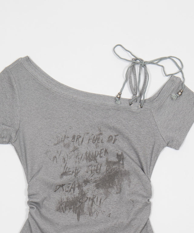 グラフィックワンショルT