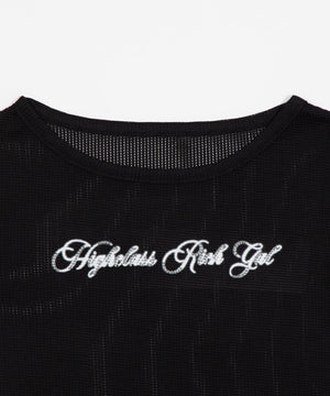 ワッフルロゴスタッズT