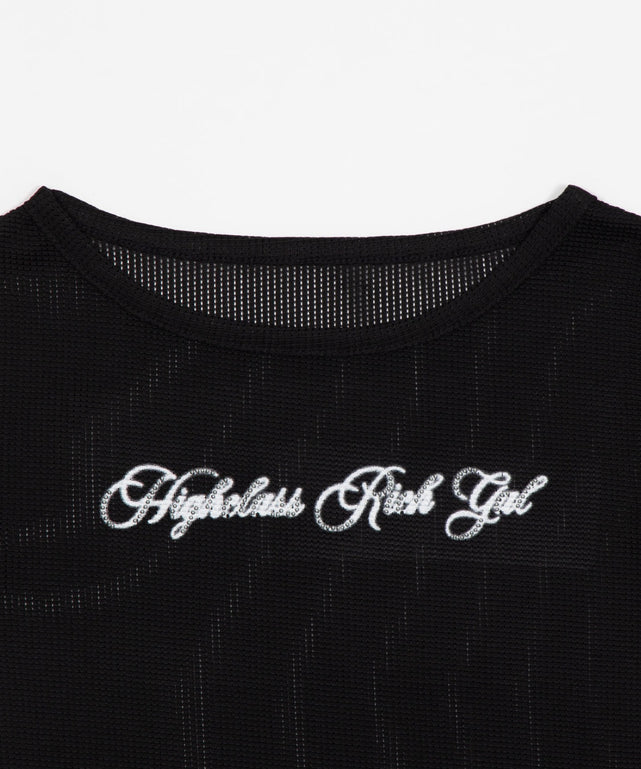 ワッフルロゴスタッズT