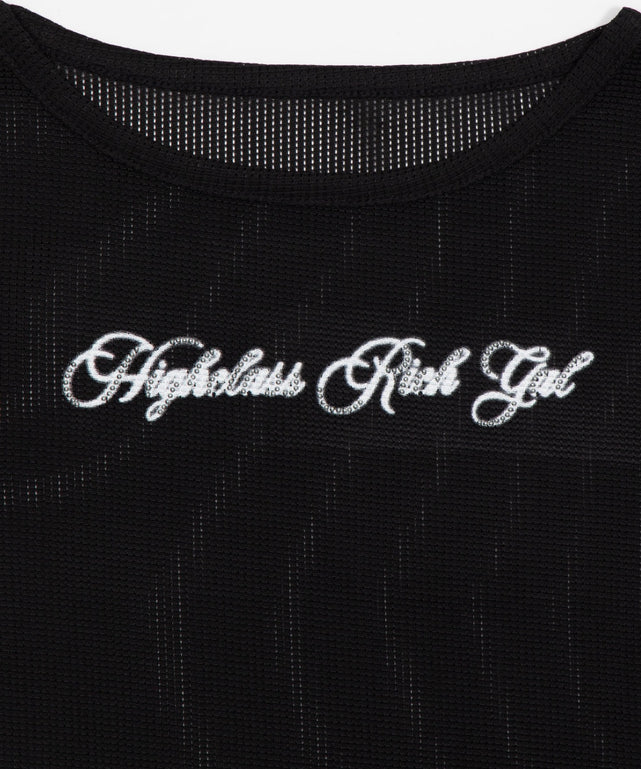 ワッフルロゴスタッズT