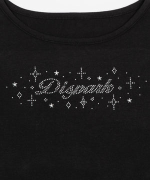 ロゴスタッズクロップドT