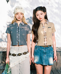 チェックドッキングZIPトップ