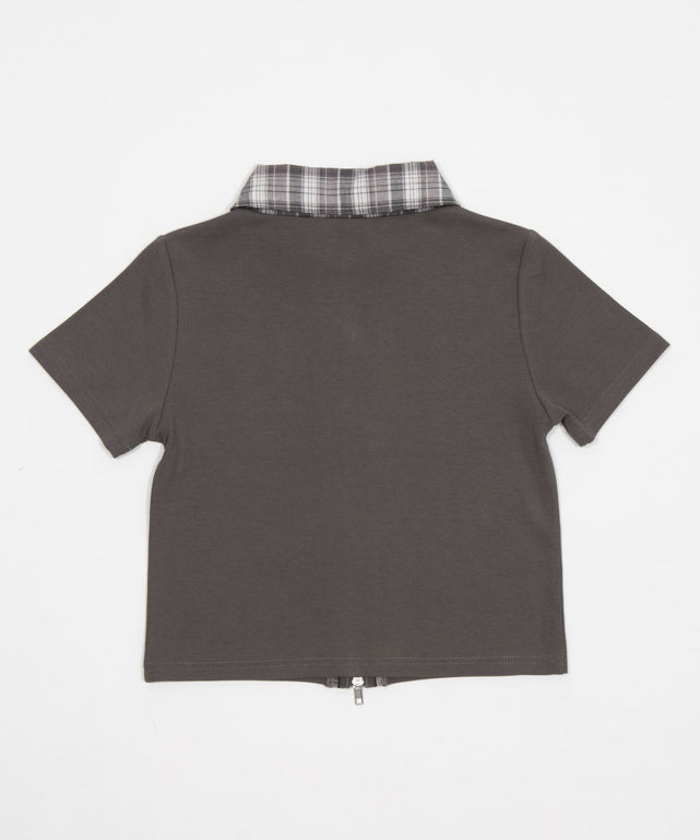 チェックドッキングZIPトップ