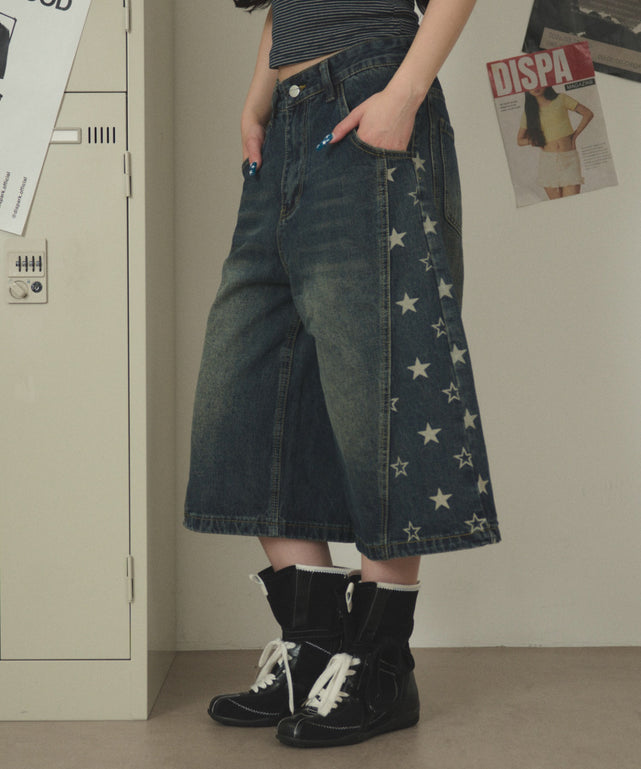 デニム中濃 モデル：163cm S着用