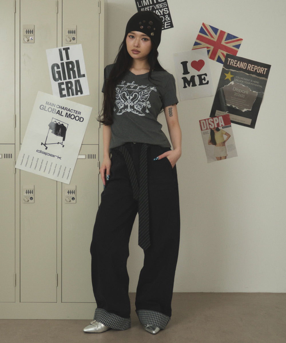 チャコール モデル：163cm F着用