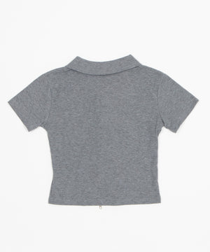 WジップナンバリングロゴT