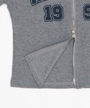 WジップナンバリングロゴT