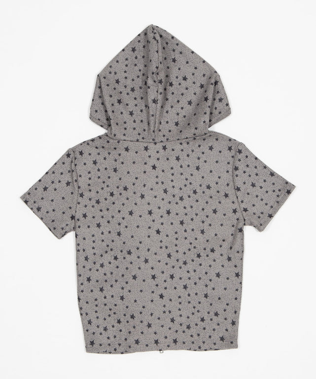 スターシャーリングジップSSパーカー