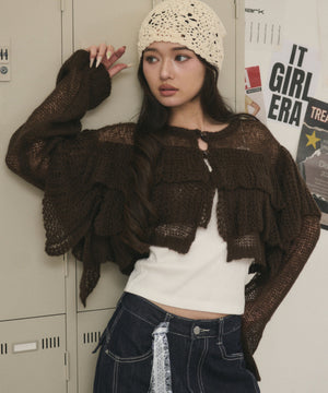 ブラウン モデル：163cm F着用