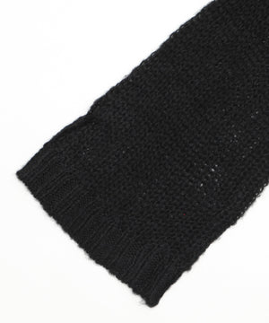 フリルメッシュショートカーデ