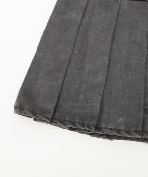 スタッズデザインプリーツスカパン