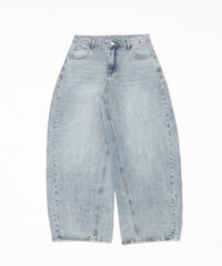 ラインストーンbackロゴデニム