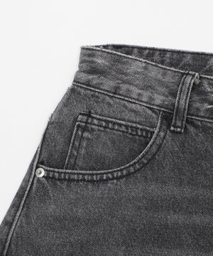 ラインストーンbackロゴデニム