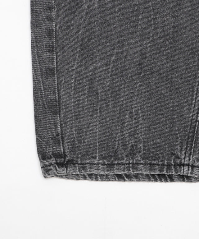 ラインストーンbackロゴデニム