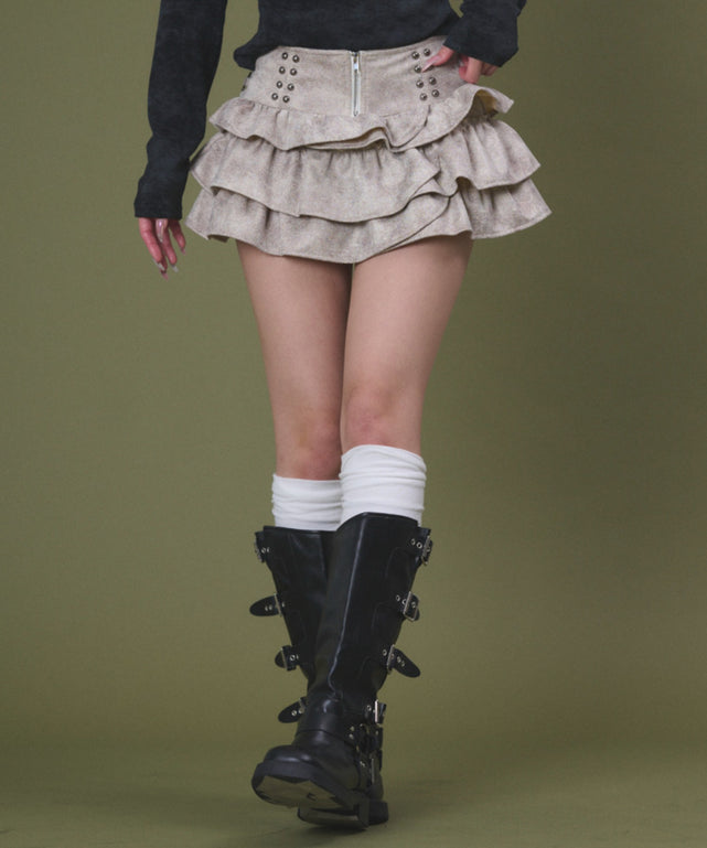 ベージュ モデル：163cm S着用