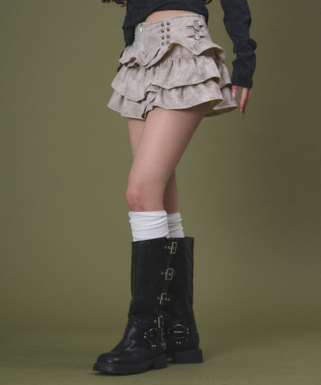 ベージュ モデル：163cm S着用