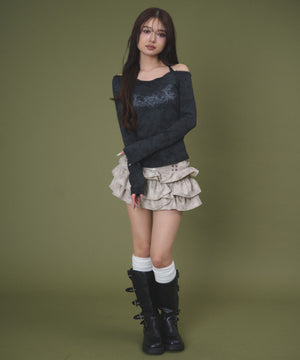 ベージュ モデル：163cm S着用