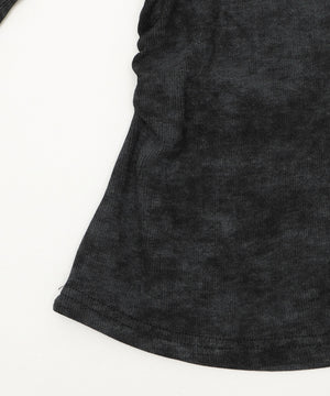 グラフィックオフショルレーストップ