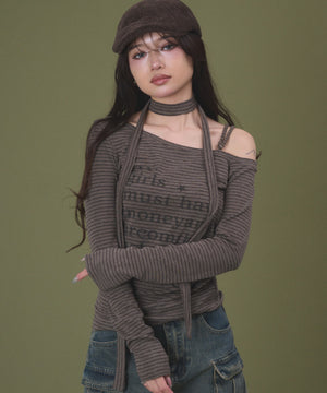 ブラウン モデル：163cm F着用