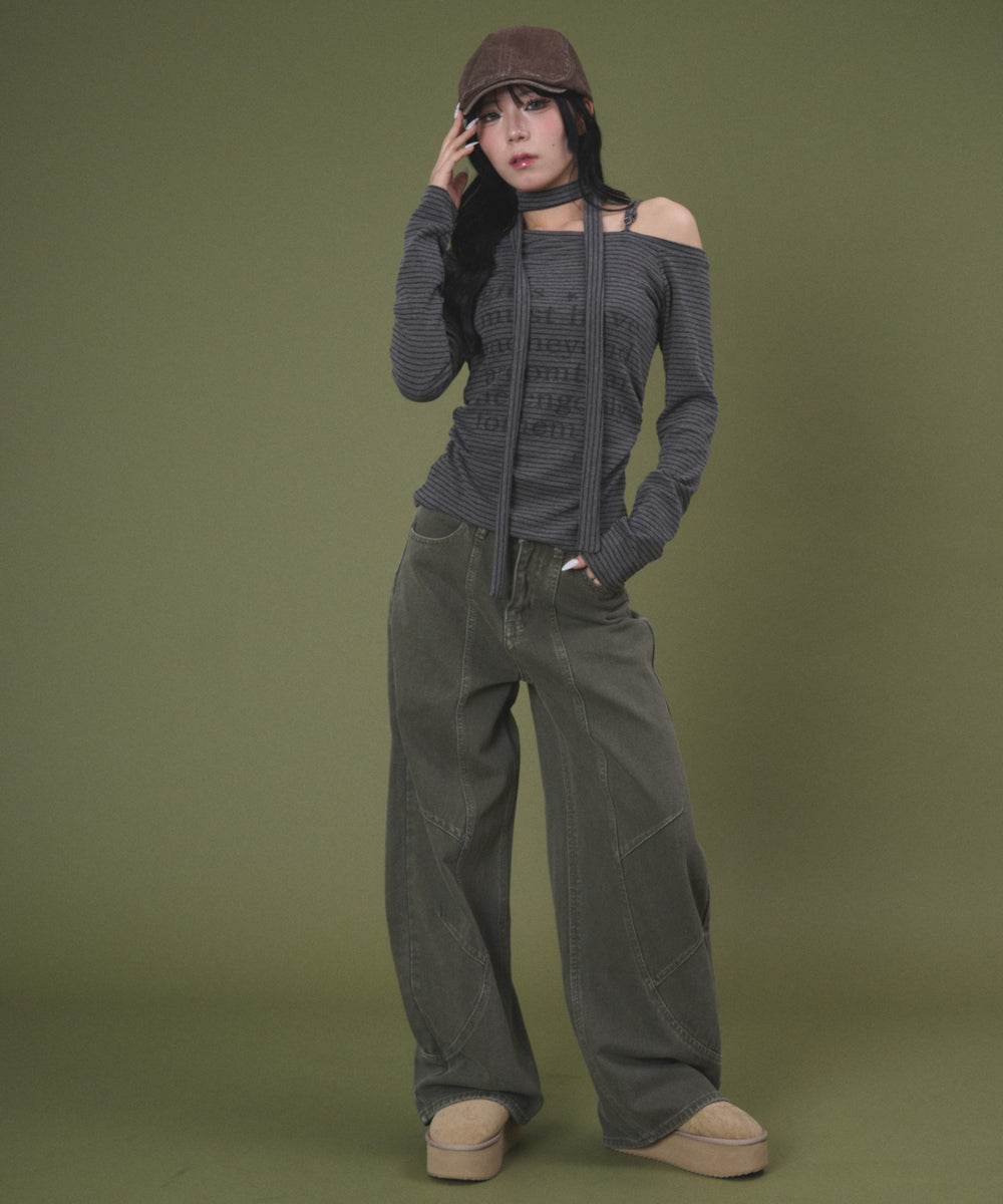 グレー モデル：160cm F着用