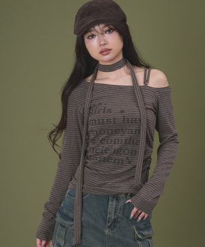 ブラウン モデル：163cm F着用