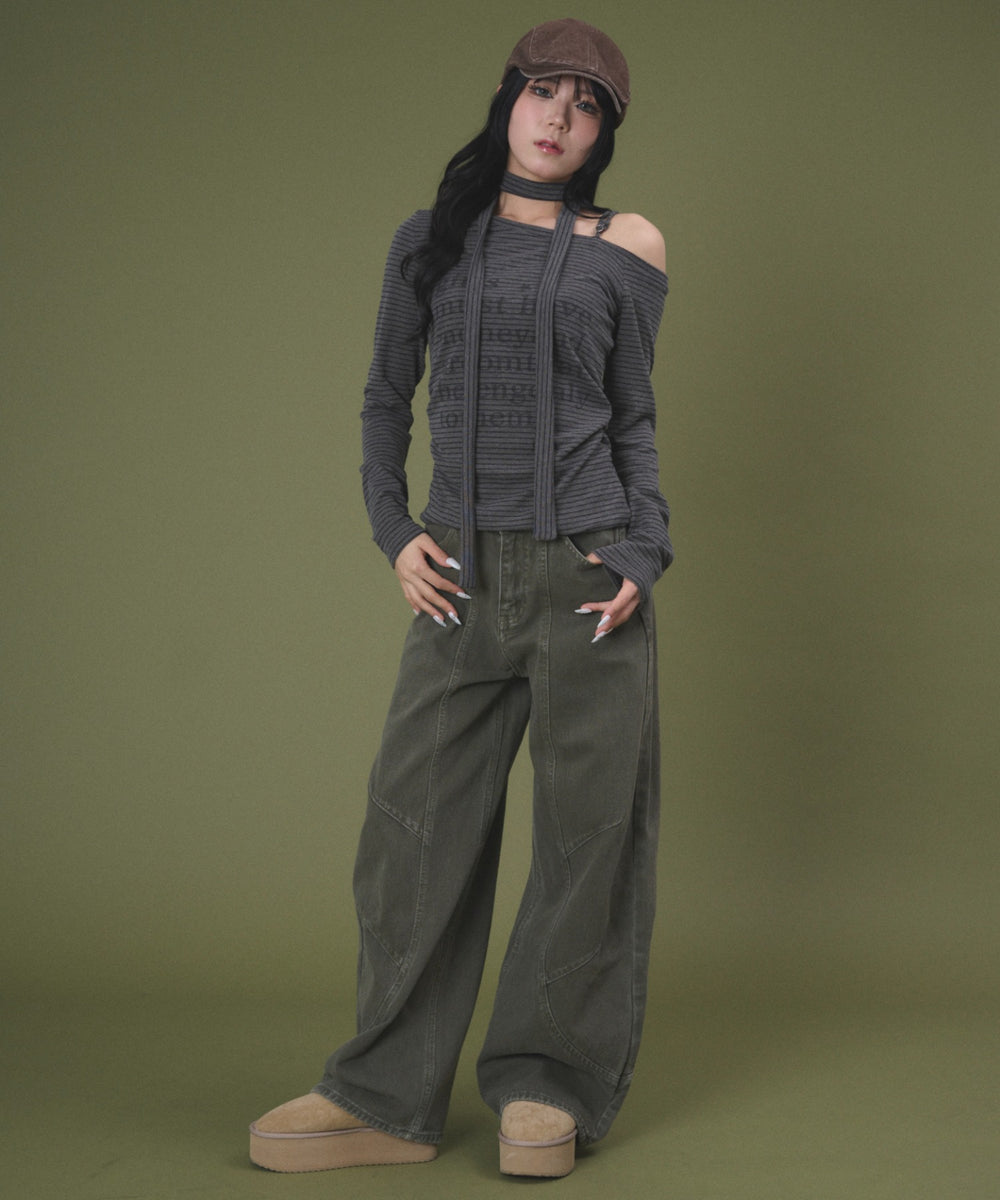 グレー モデル：160cm F着用