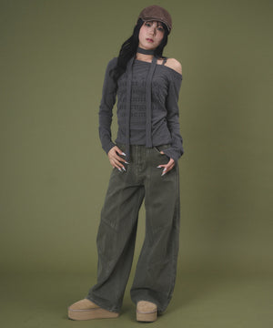 グレー モデル：160cm F着用