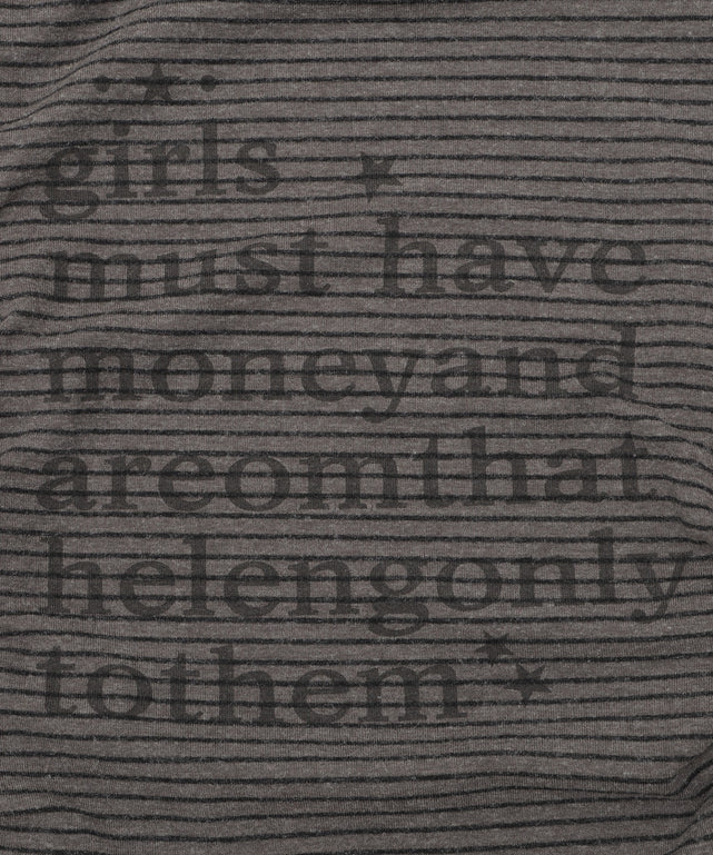 チョーカー付きボーダーロゴトップ