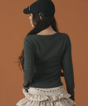 チャコール モデル：163cm F着用