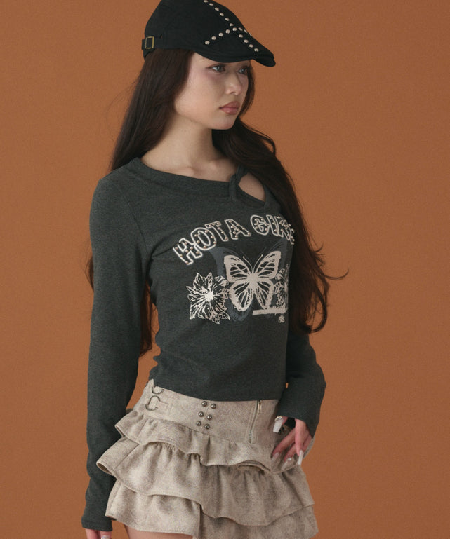 チャコール モデル：163cm F着用