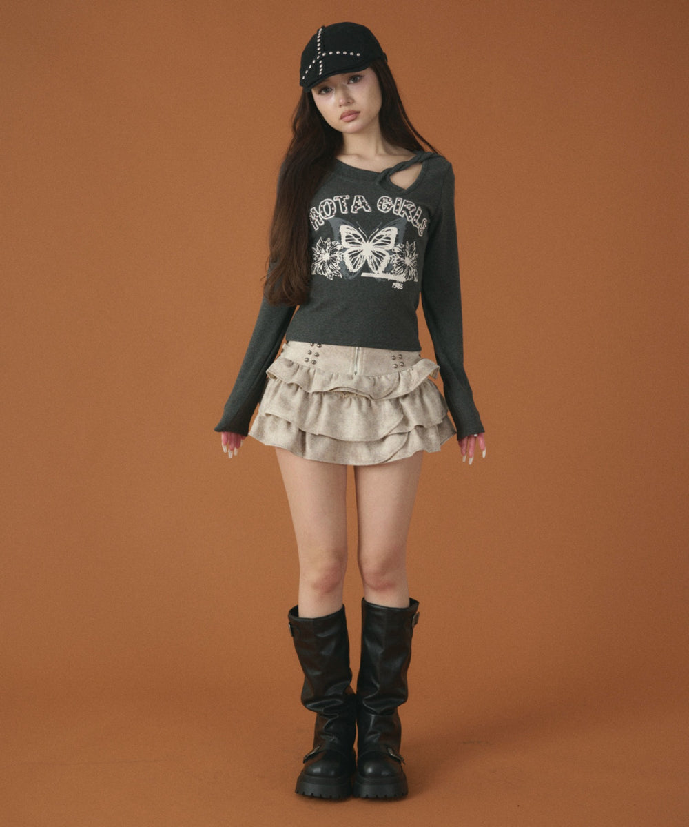 チャコール モデル：163cm F着用