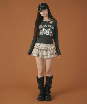 チャコール モデル：163cm F着用