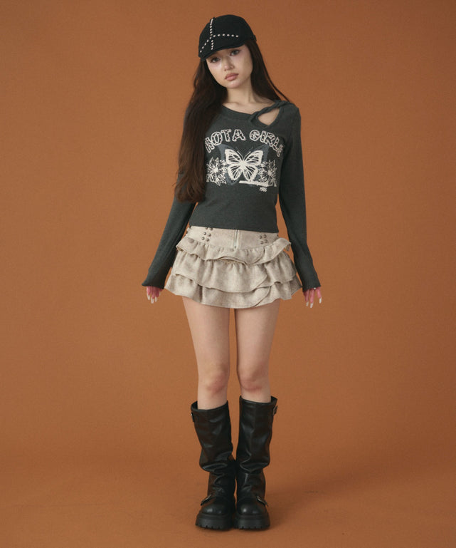 チャコール モデル：163cm F着用