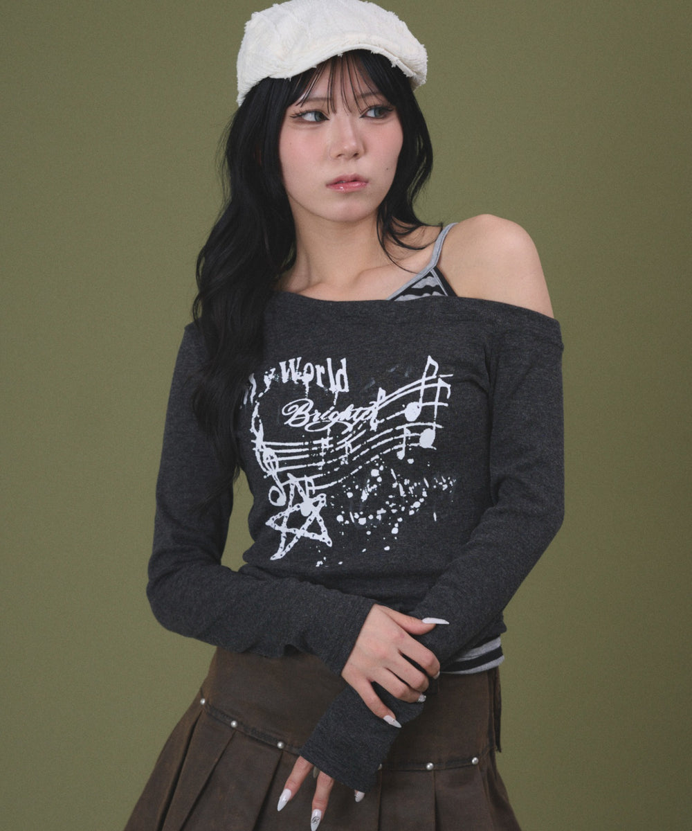 チャコール モデル：160cm F着用