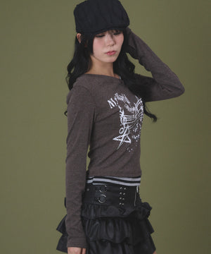 ブラウン モデル：160cm F着用