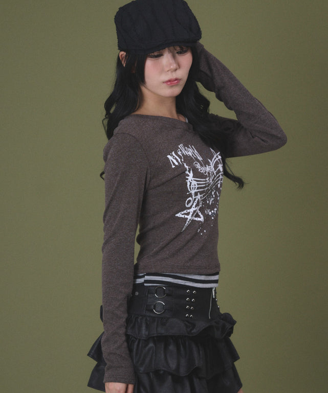 ブラウン モデル：160cm F着用