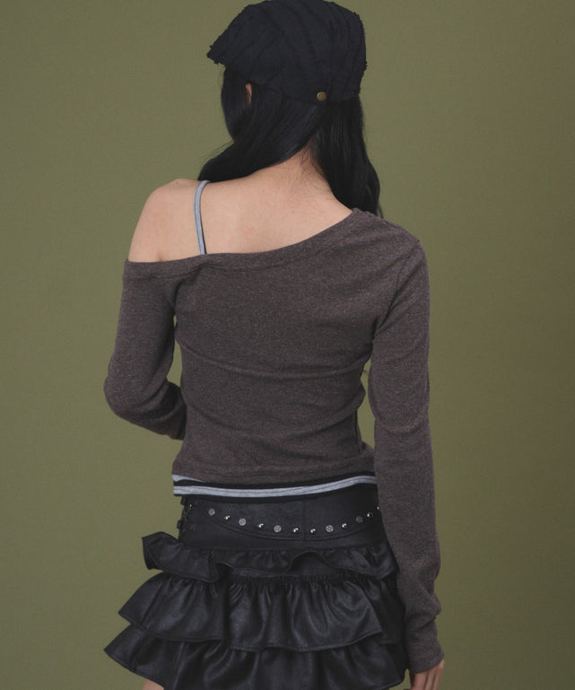 ブラウン モデル：160cm F着用