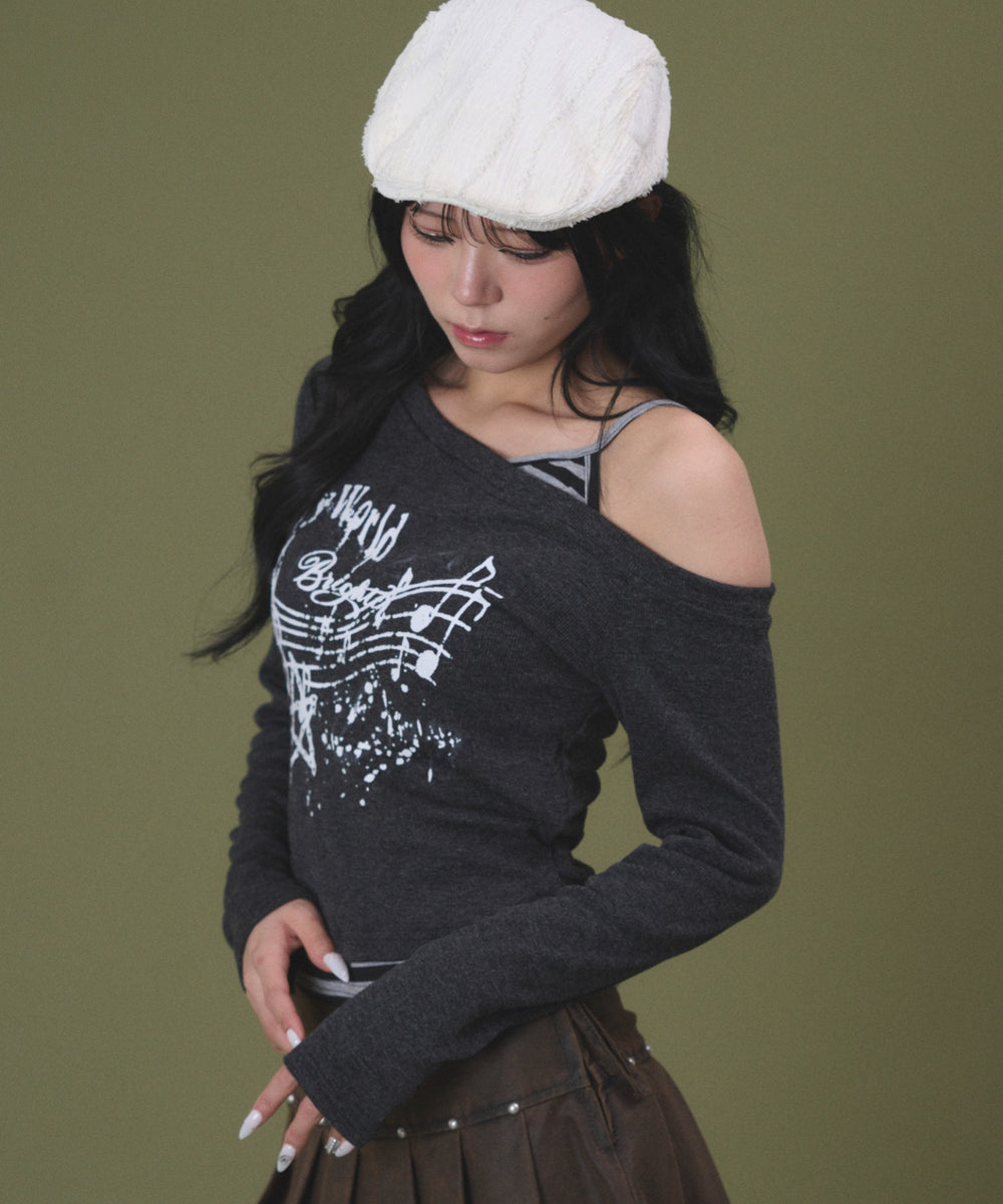 チャコール モデル：160cm F着用