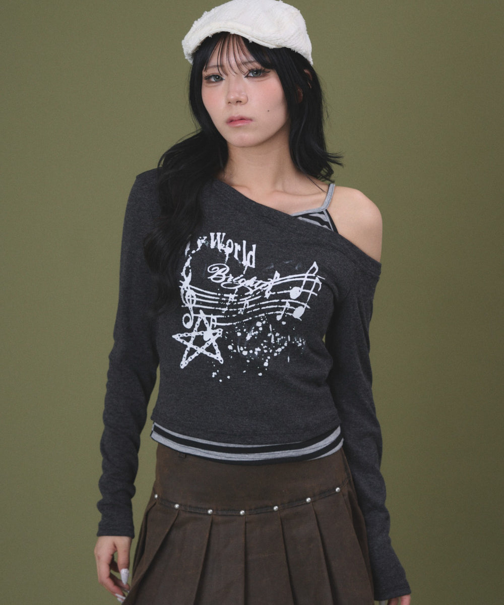 チャコール モデル：160cm F着用