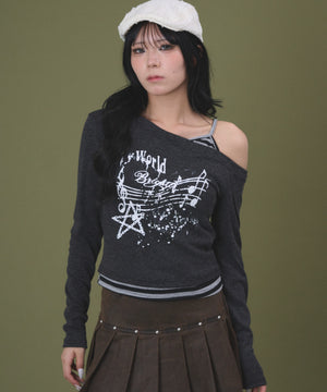 チャコール モデル：160cm F着用