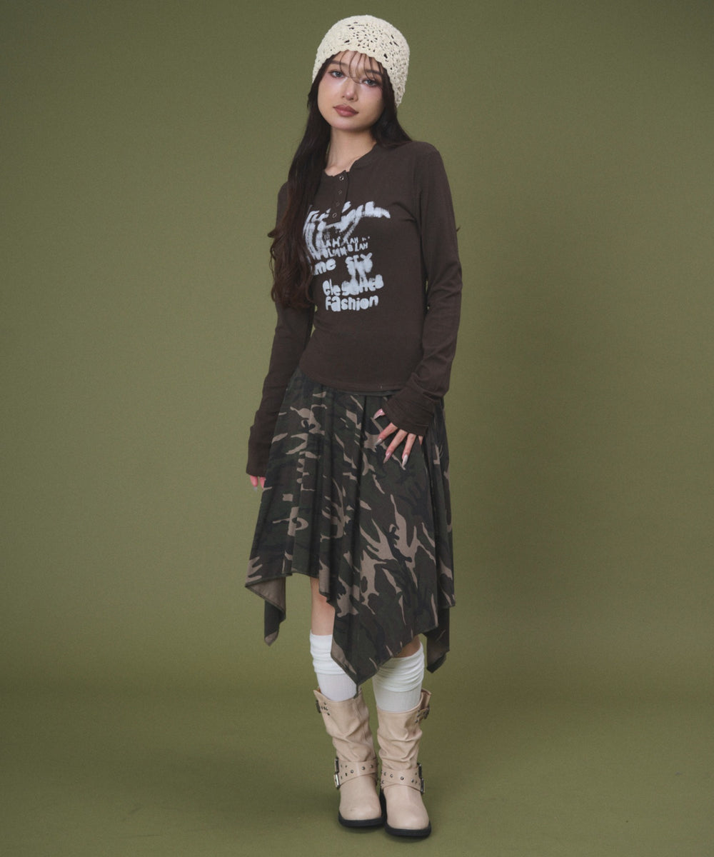 ブラウン モデル：163cm F着用