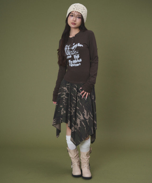 ブラウン モデル：163cm F着用