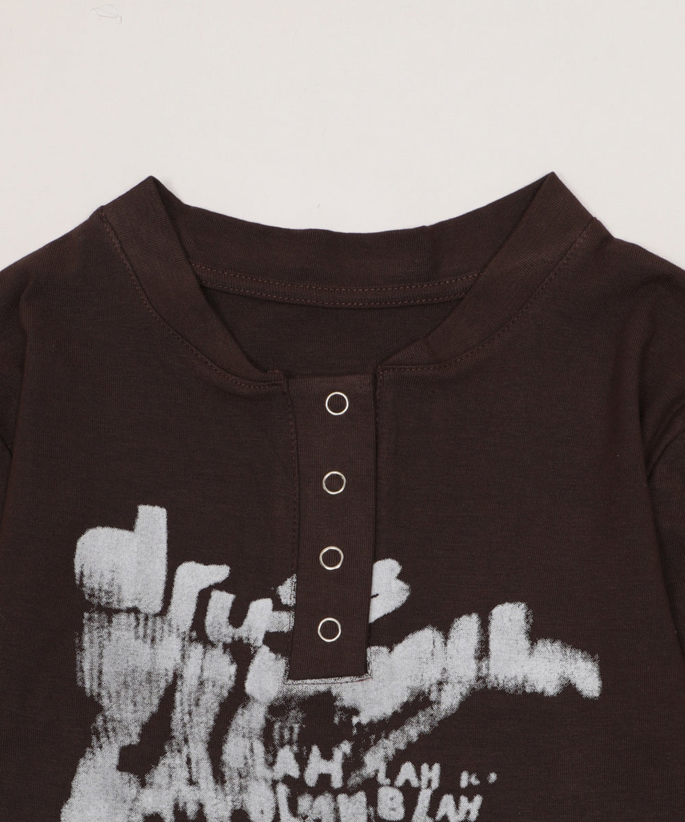 ヘンリーネックロゴトップ