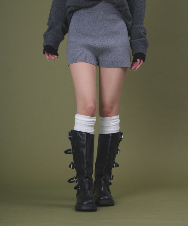 杢グレー モデル：163cm F着用