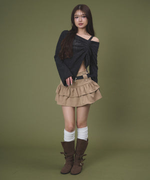 ベージュ モデル：163cm S着用