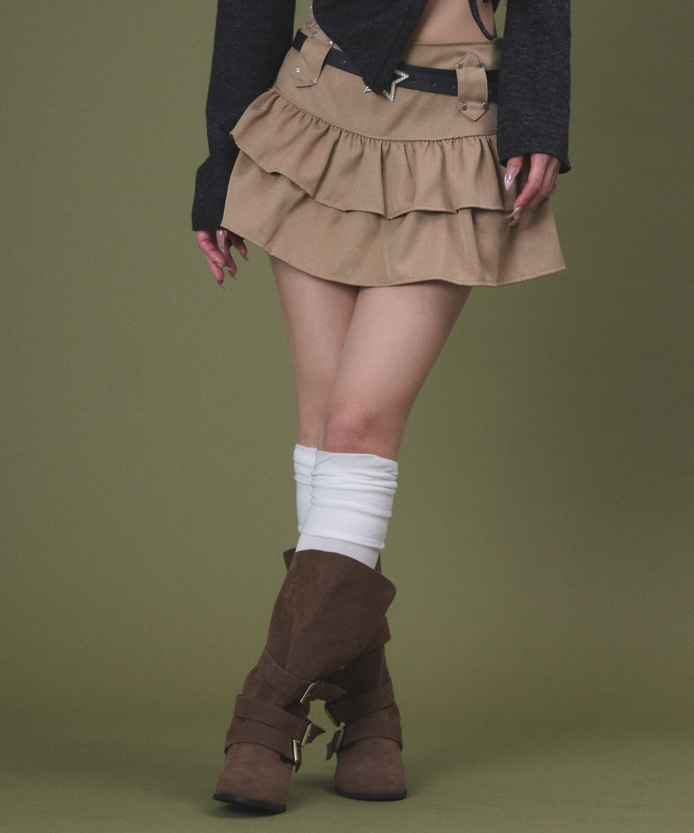 ベージュ モデル：163cm S着用