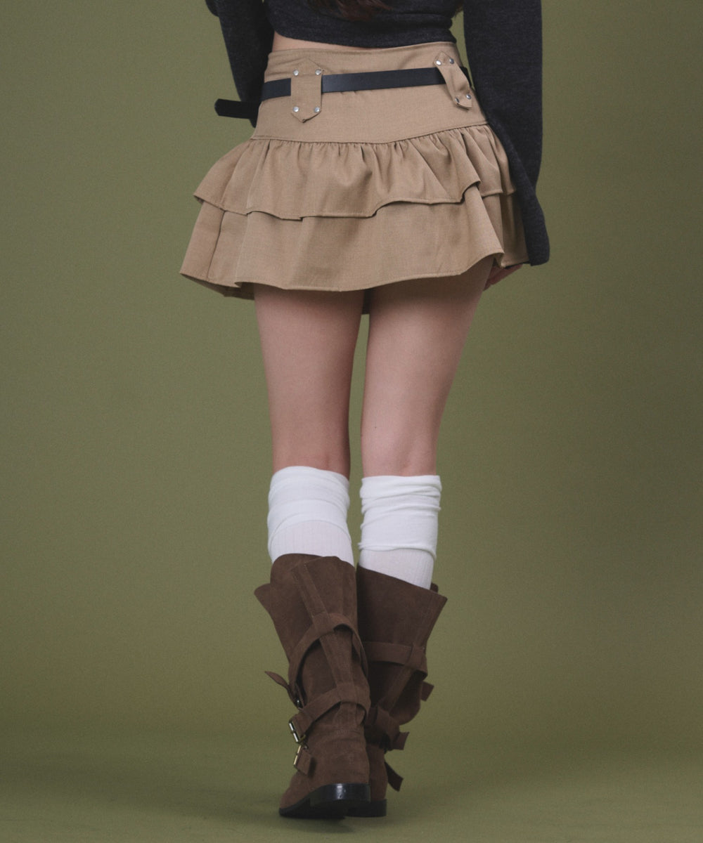 ベージュ モデル：163cm S着用