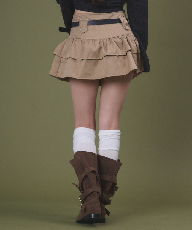 ベージュ モデル：163cm S着用