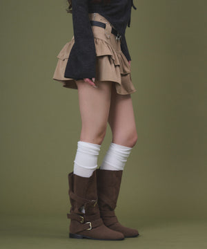 ベージュ モデル：163cm S着用